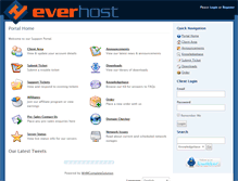 Tablet Screenshot of order.everhost.com